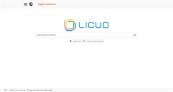 Desktop Screenshot of licuo.com.ar