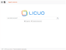 Tablet Screenshot of licuo.com.ar